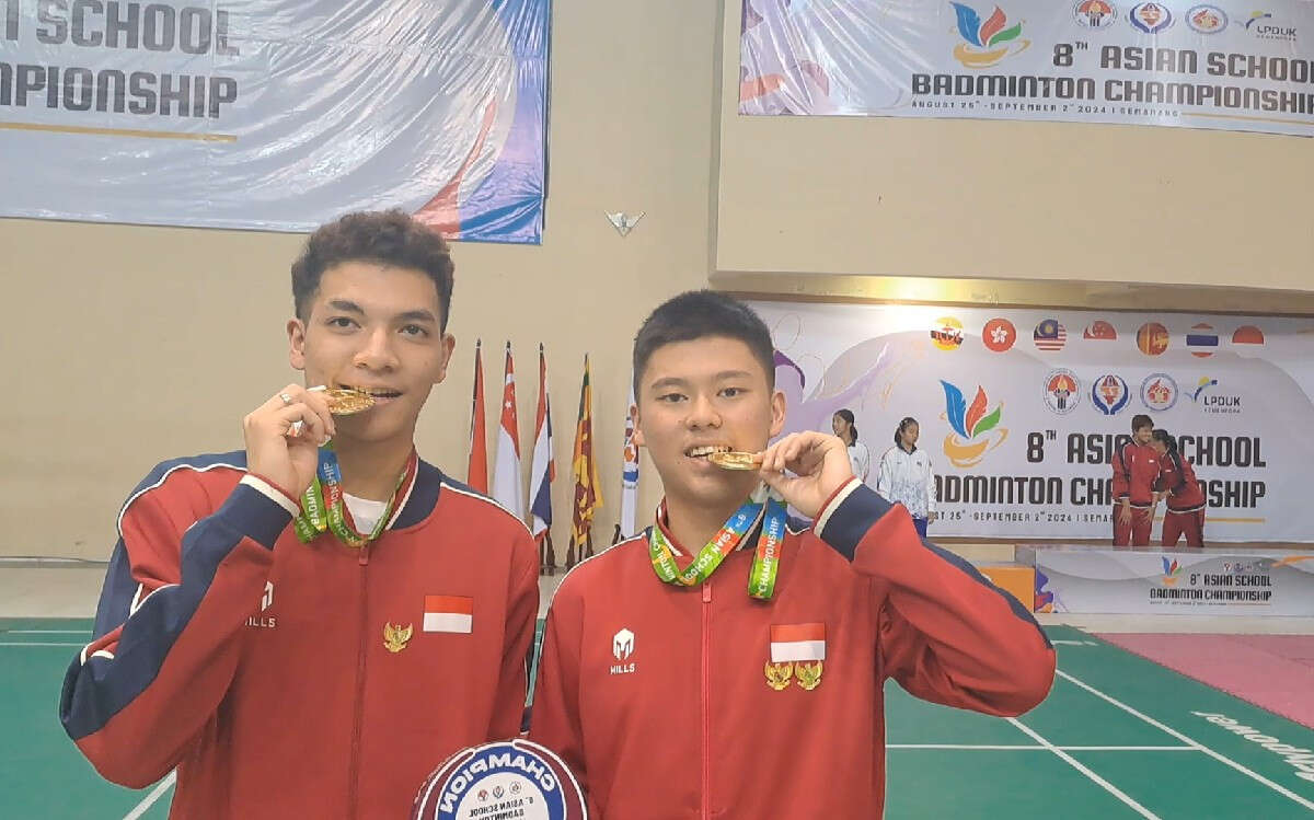 Dua Ganda Putra Indonesia Tampil Perkasa di ASBC 2024, Aquino/Alexius Raih Medali Emas