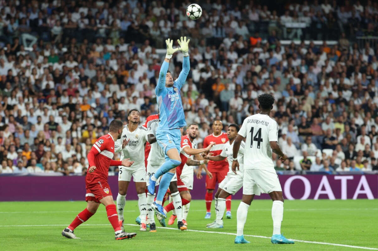 Real Madrid Vs Stuttgart 3-1: Kalau Bukan Courtois, Entahlah