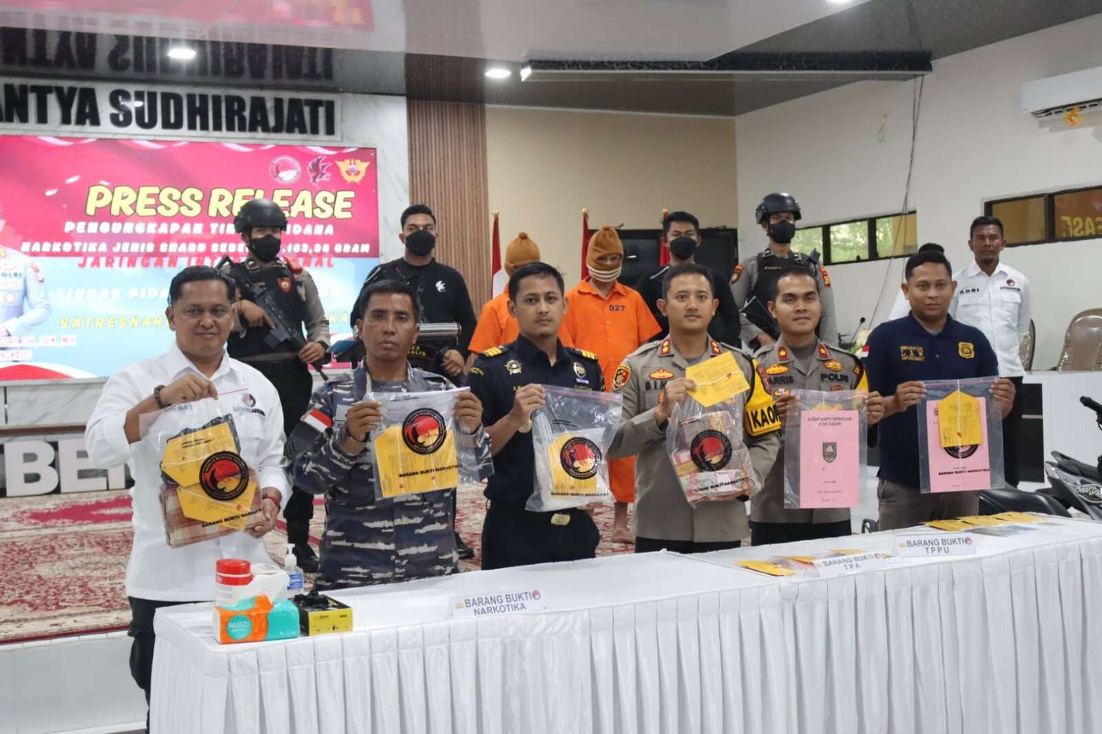 Ini Wujud Komitmen Kuat Bea Cukai Bengkalis dalam Memberantas Peredaran Narkotika