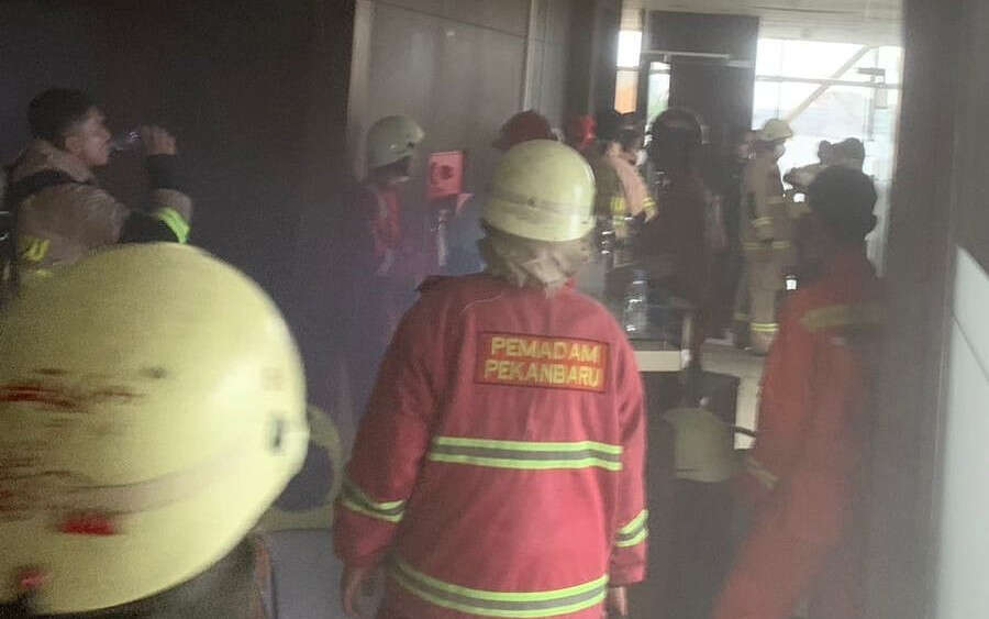 Gedung Bank Riau Kepri Syariah Terbakar, Ini Penyebabnya