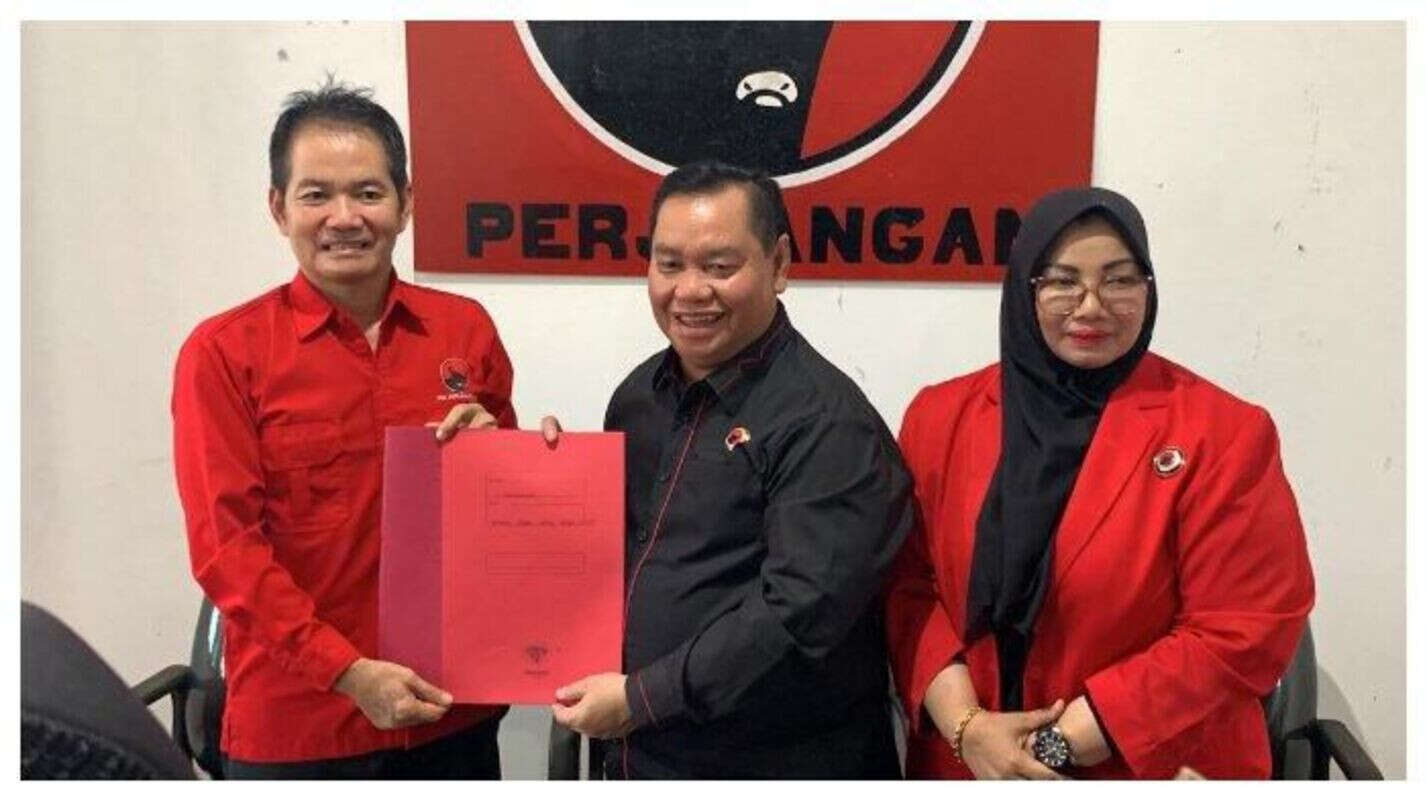 Halikinnor dan Irawati Terima Rekomendasi untuk Maju di Pilkada Kotim dari PDIP dan Perindo