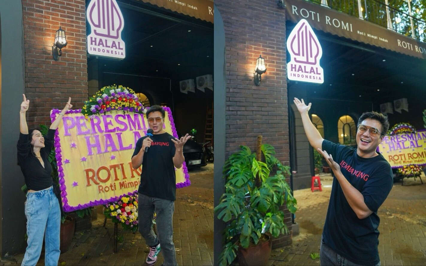 Baim Wong Buka Cabang Baru Roti Romi di Senopati