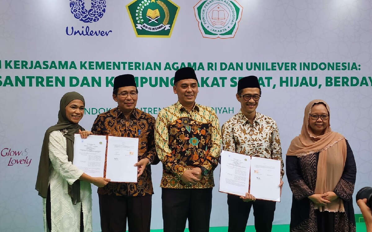 Kemenag & Unilever Indonesia Berkolaborasi Berdayakan Kampung Zakat 