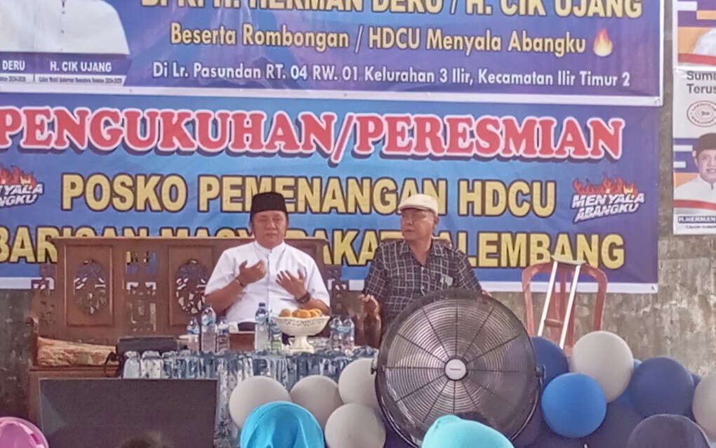 Tim Barisan Masyarakat Palembang Ditargetkan Raih 60% Suara untuk HDCU