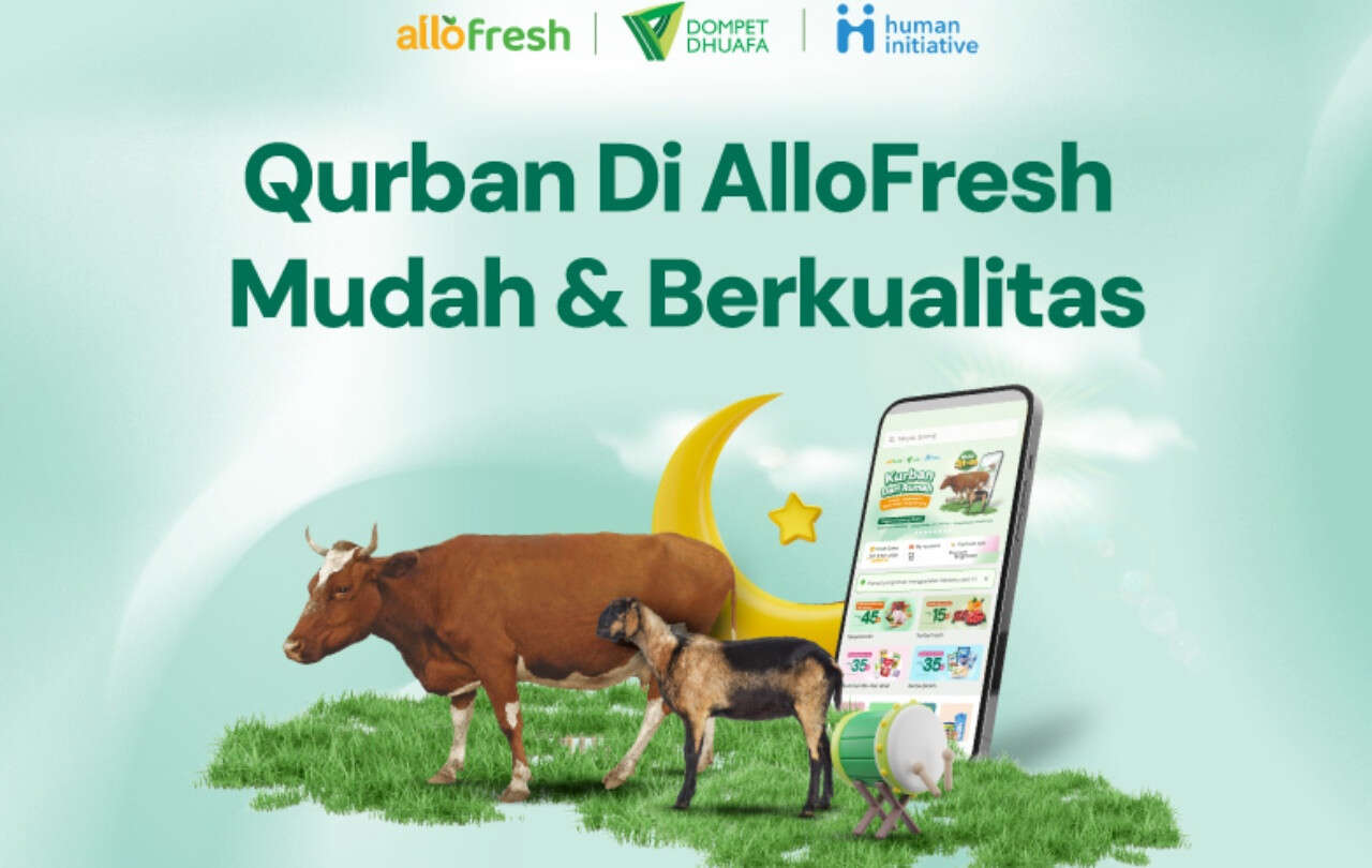 Gandeng Dompet Dhuafa, AlloFresh Sediakan Kurban Berkualitas