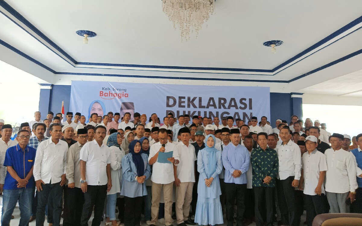 Pilkada Serang 2024: Ratu Zakiyah-Najib Didukung 600 Eks Kepala Desa