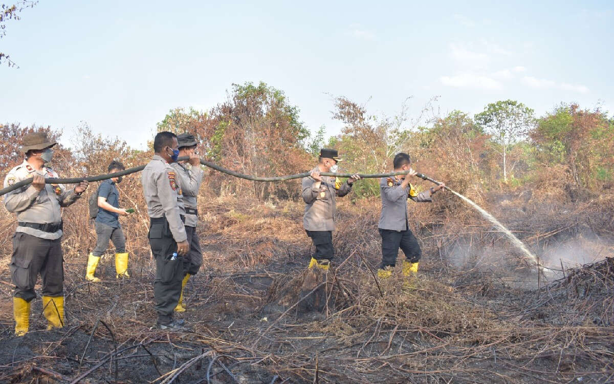 Karhutla 311 Hektare di Inhu Padam, Upaya Pendinginan Terus Dilakukan