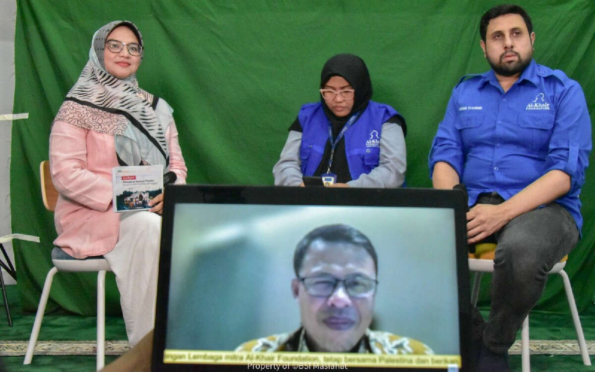 BSI Maslahat Gelar Live Streaming Penyaluran Bantuan untuk Palestina