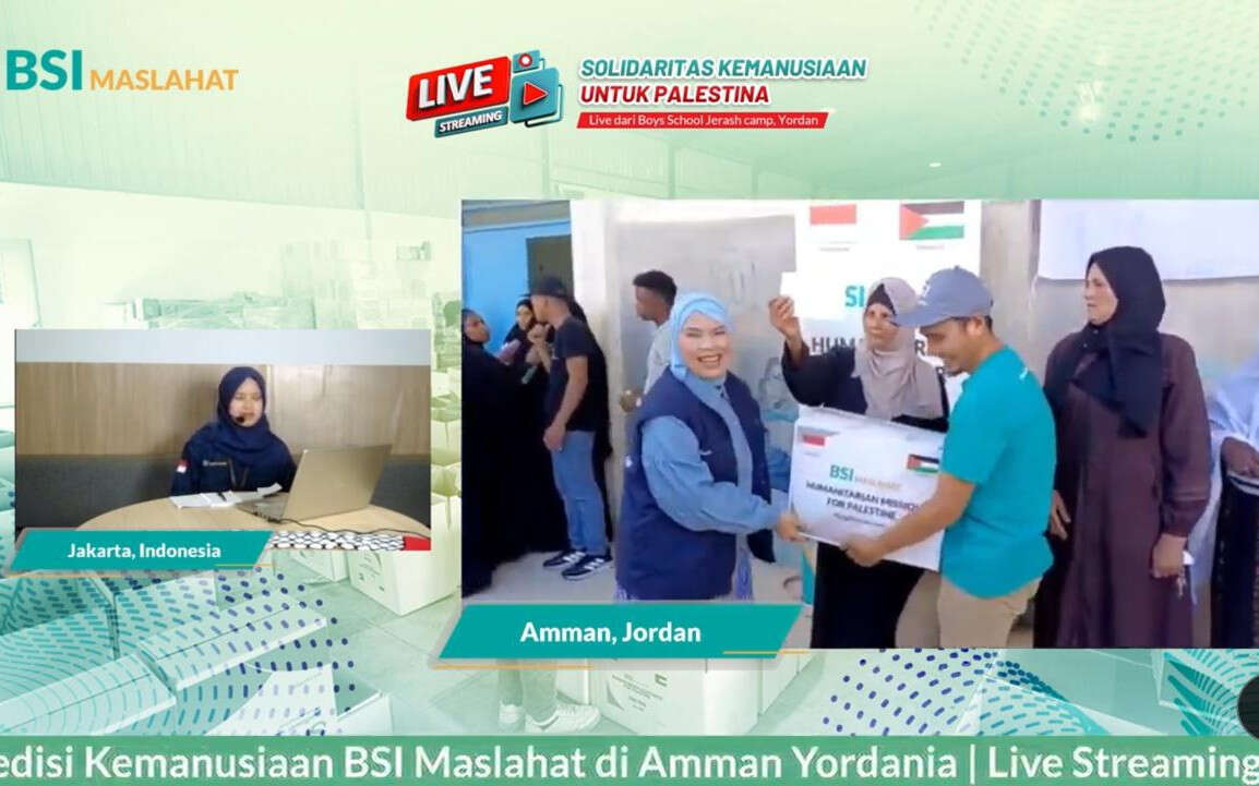 BSI Maslahat Laporkan Penyaluran Bantuan kepada Rakyat Palestina Secara Langsung