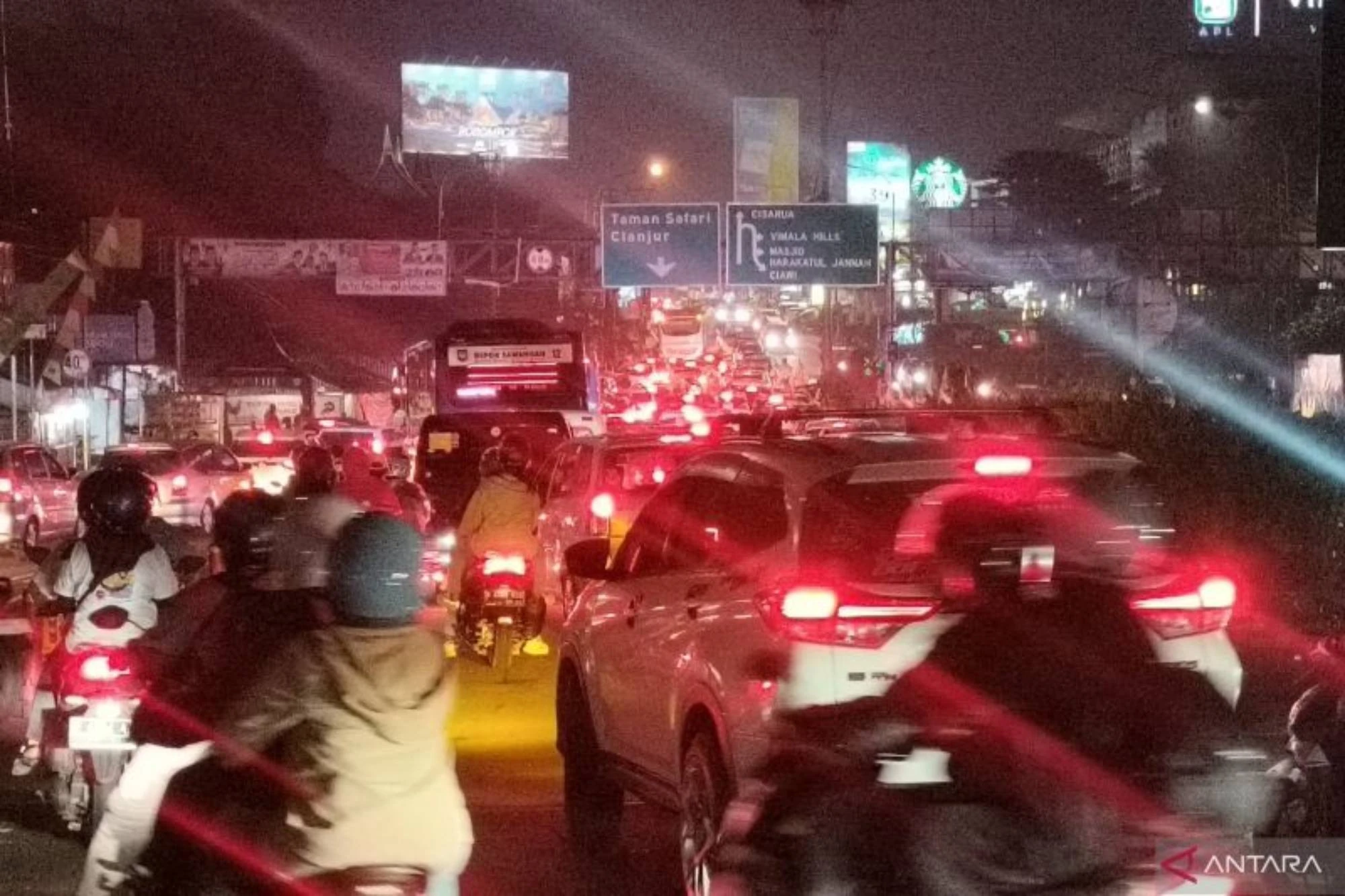 5 Titik Rawan Macet di Wisata Puncak saat Long Weekend Hari Waisak