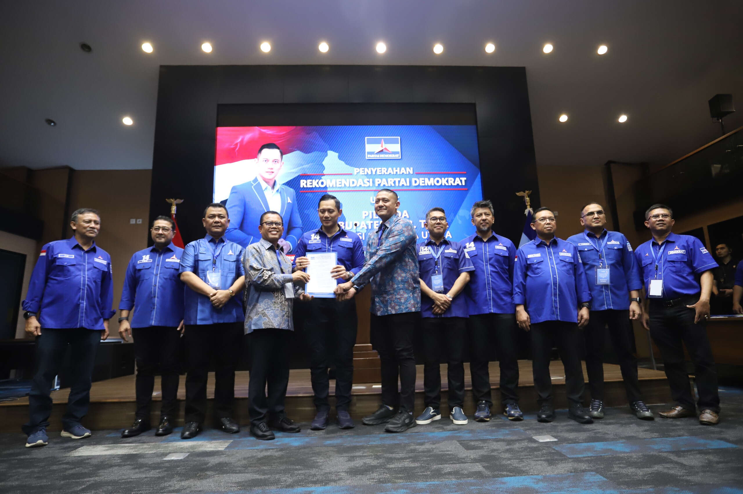 Demokrat Resmi Dukungan Poltak-Anugerah di Pilkada Toba 2024