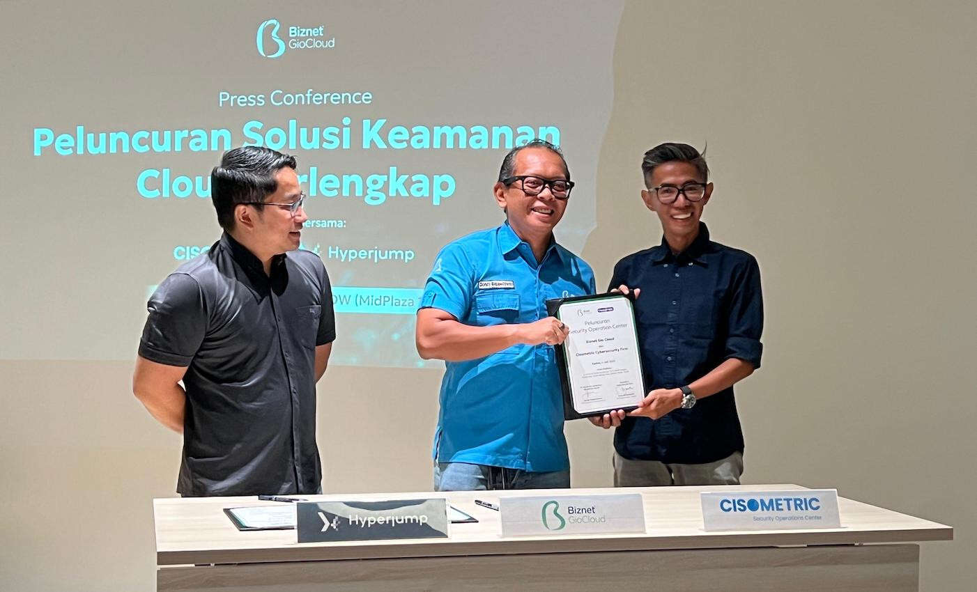 Gandeng Cisometric & Hyperjump, Biznet Gio Luncurkan Solusi Keamanan Cloud Terlengkap