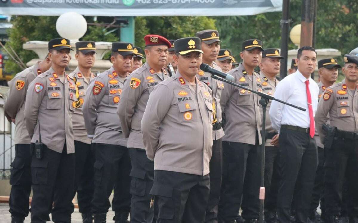 Dijaga Ratusan Polisi, Penetapan & Pencabutan Nomor Urut Paslon Bupati-Wabup Rohul Berlangsung Kondusif