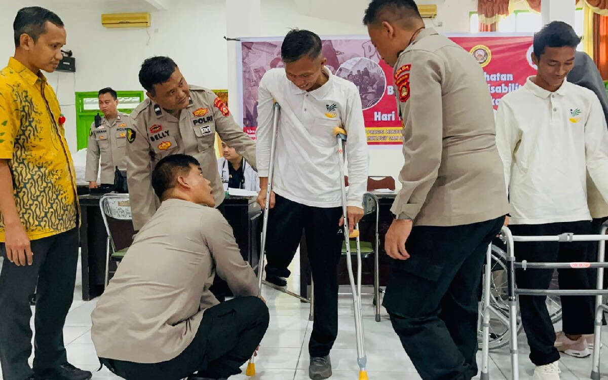 RS Bhayangkara Polda Sumsel Beri Pelayan Kesehatan kepada 113 Penyandang Disabilitas