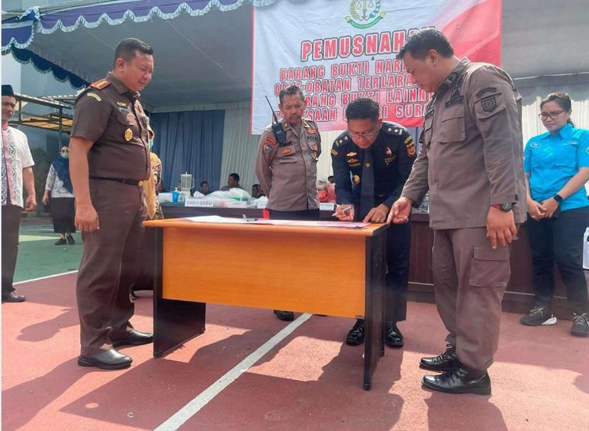 Kejari Surabaya Gelar Pemusnahan Narkoba, Bea Cukai Sidoarjo Berharap Beri Efek Jera