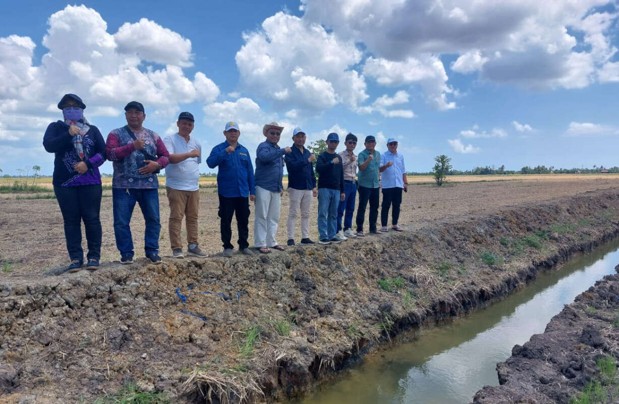 Mendongkrak Produktivitas Pertanian, Kementan Memonitori PAT di Tanah Laut