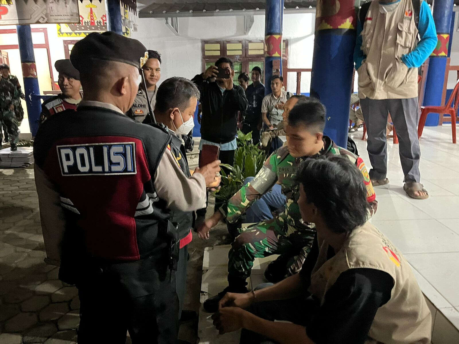 Polres Lampung Utara Cek KesehatanPetugas Keamanan dan Penyelenggara Pemilu