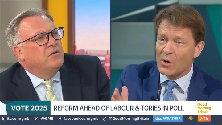 Richard Tice fails to answer question 12 times in heated GMB interview