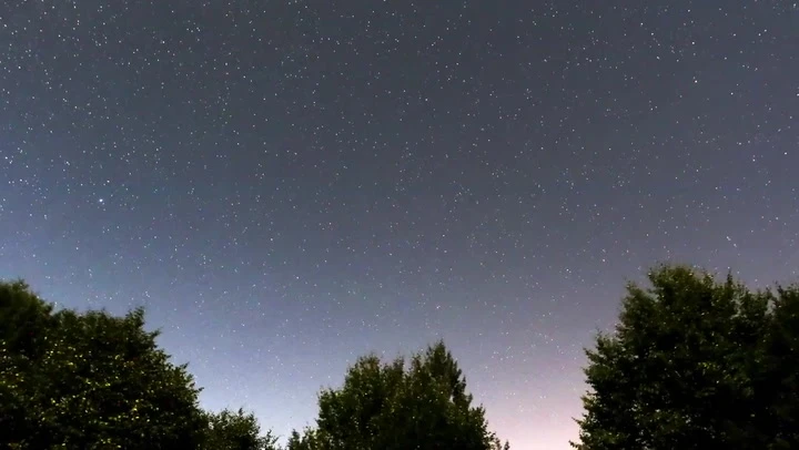Timelapse shows annual Perseid meteor shower’s ‘shooting stars’
