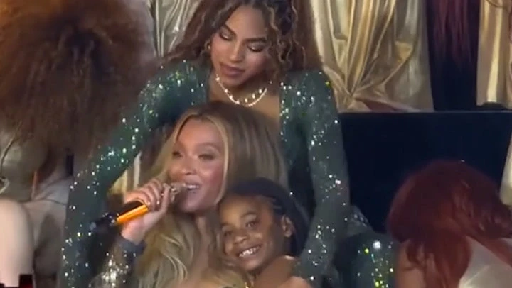 Adorable moment Beyoncé’s daughter Rumi steals show in stage debut