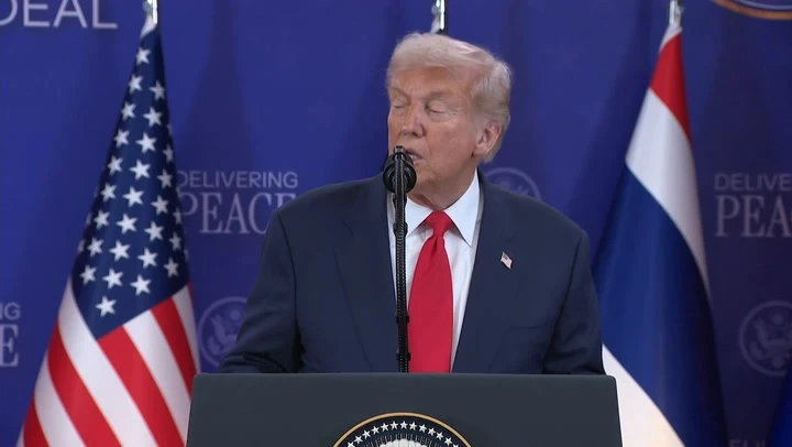 Trump says working on Thailand-Cambodia ceasefire ‘more fun’ than golf