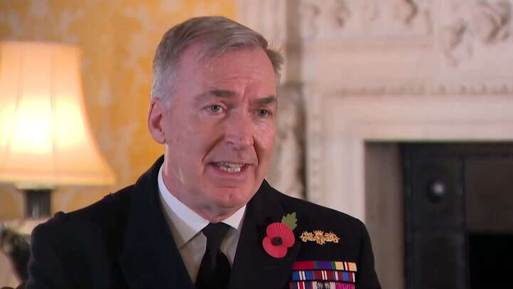 Chief of defence staff ‘confident’ that UK could fight full-scale war