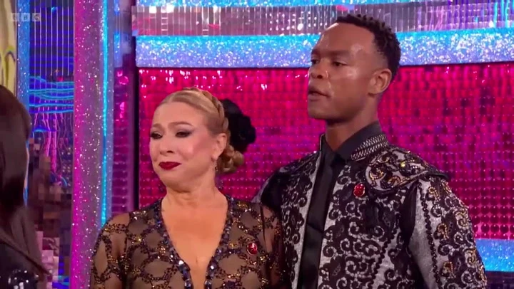 Strictly’s Alex Kingston cries during live show after ‘hardest’ week