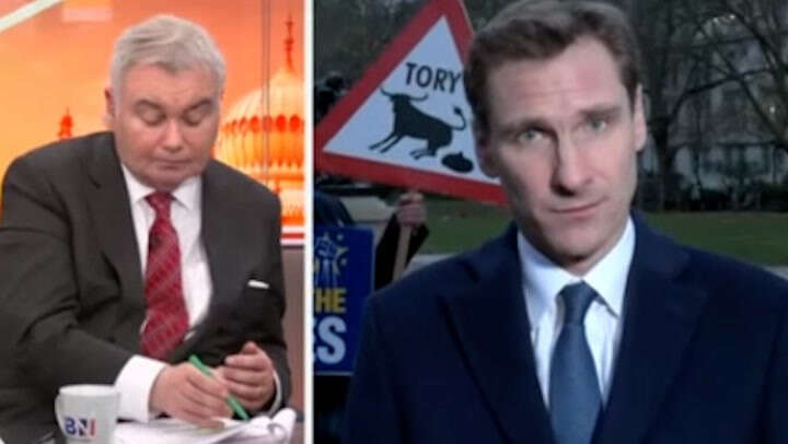 Watch: Protester interrupts policing minister’s live GB News interview