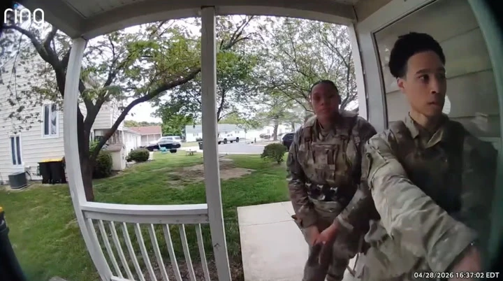 Armed officers burst into wrong home armed with child alone inside