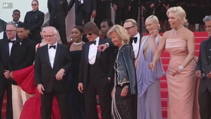 Hannah Waddingham tells Mission Impossible stars ‘own it’ at premiere