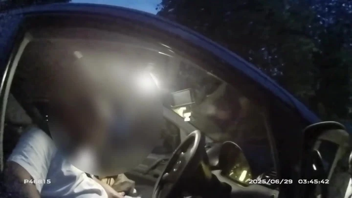 Snoring suspected drink-driver caught by police sleeping at wheel