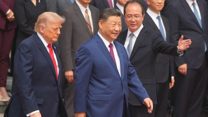 Watch: No ‘big fat hug’ as Xi and Trump stick to protocol