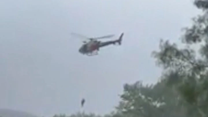 Texas flood victim clinging to tree is airlifted out of danger