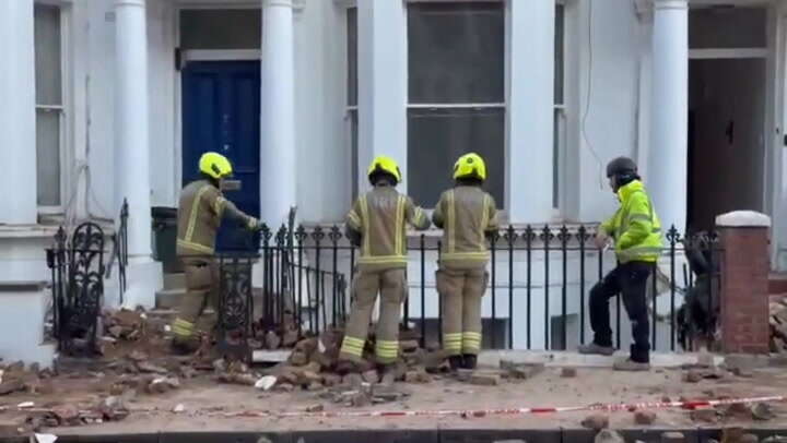 Man dug out of basement after roof collapses on sleeping residents