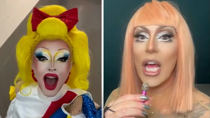 Drag race stars wish La Voix luck as she sashays onto Strictly