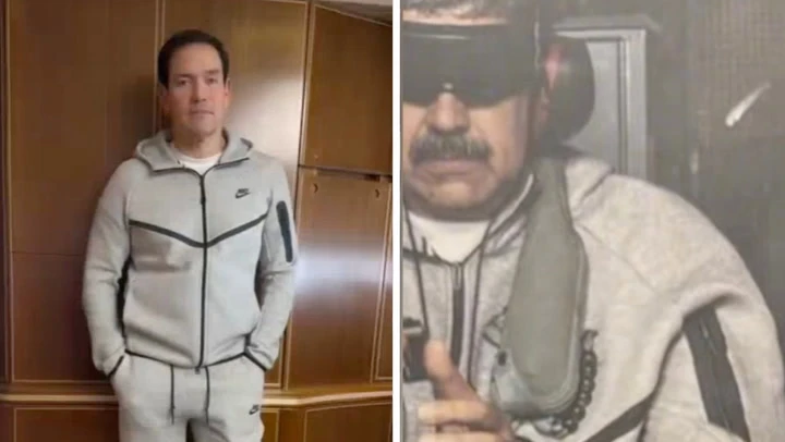 Rubio’s tracksuit sparks deposed Venezuelan leader Maduro comparisons