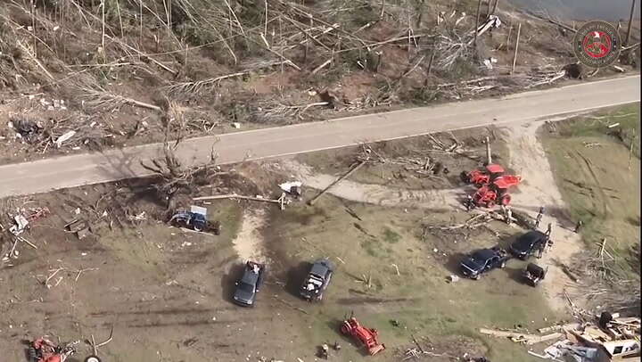 Videos capture destruction caused by Mississippi tornadoes