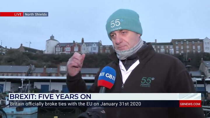 Fisherman tells GB news presenter he regrets voting for Brexit