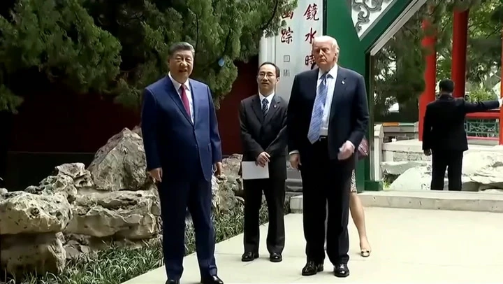 Trump told he and Putin rare visitors to Beijing secretive compound
