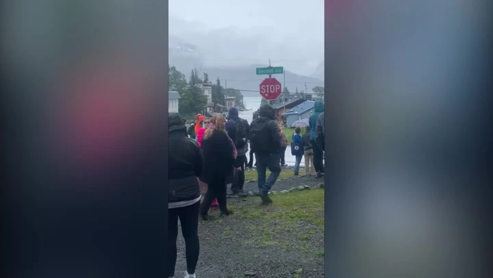 Alaska tsunami warning sends community scrambling for high ground