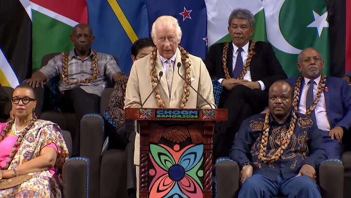 Watch: King tells world leaders ‘the past cannot be changed’