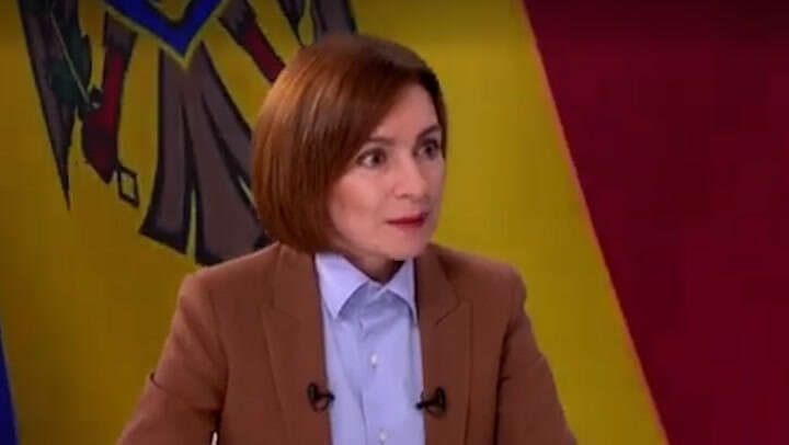 Earthquake takes Moldova’s president by surprise during TV appearance