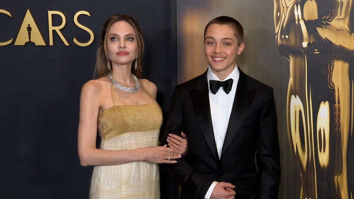 Angelina Jolie’s rarely-seen son Knox joins her at Governors Awards