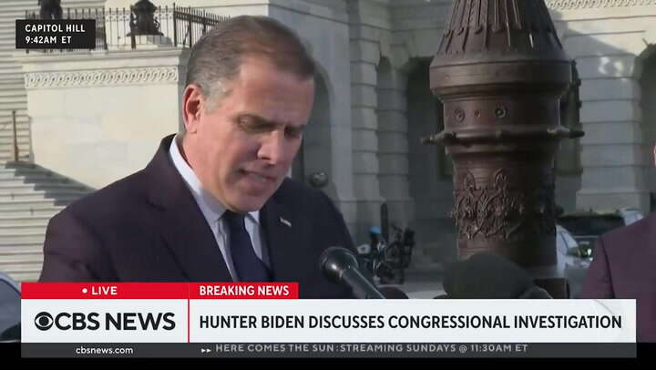 Hunter Biden slams ‘absurd’ claims about father as he defies subpoena