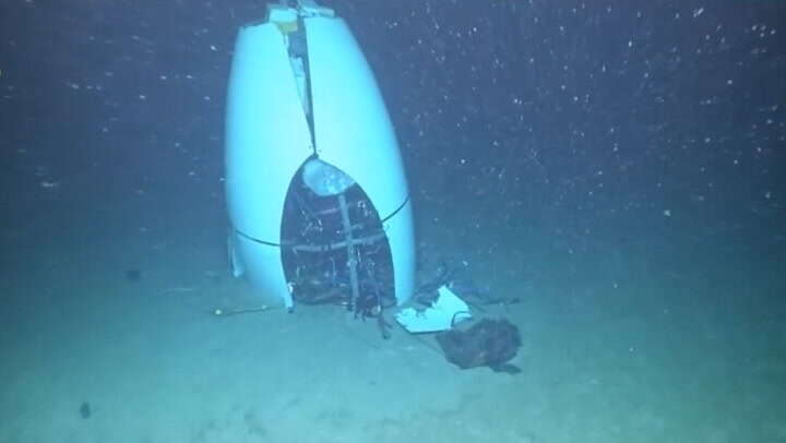 Watch: First video of doomed OceanGate Titan wreckage