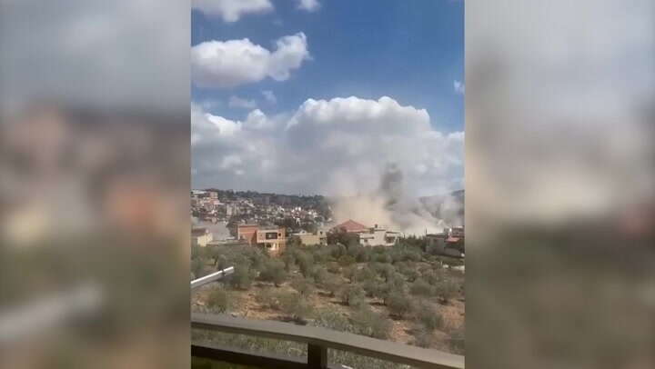 Lebanon resident calls for mother as explosions ring out