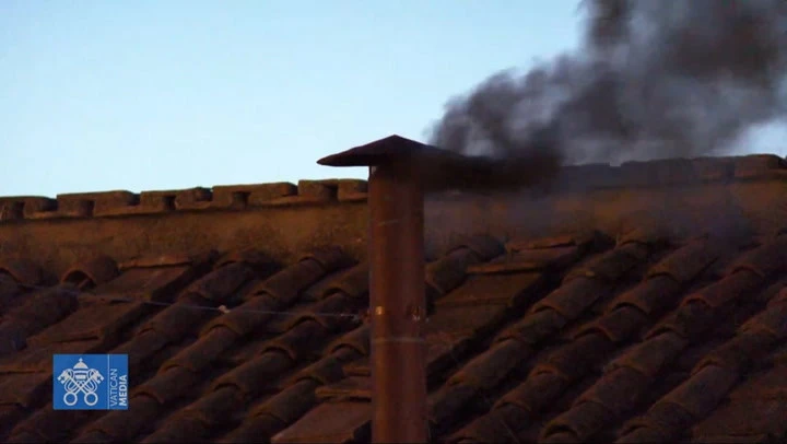 Watch: Smoke signal shows whether new Pope has been chosen
