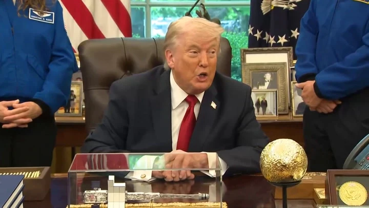 Trump claims he would have ‘no trouble’ becoming an astronaut