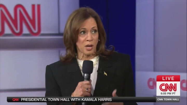 Kamala Harris’s three-word response when asked if Trump is a ‘fascist’