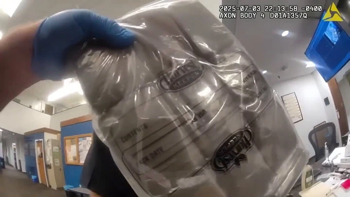 Moment police find $3m worth of drugs in suitcase at Atlanta Airport
